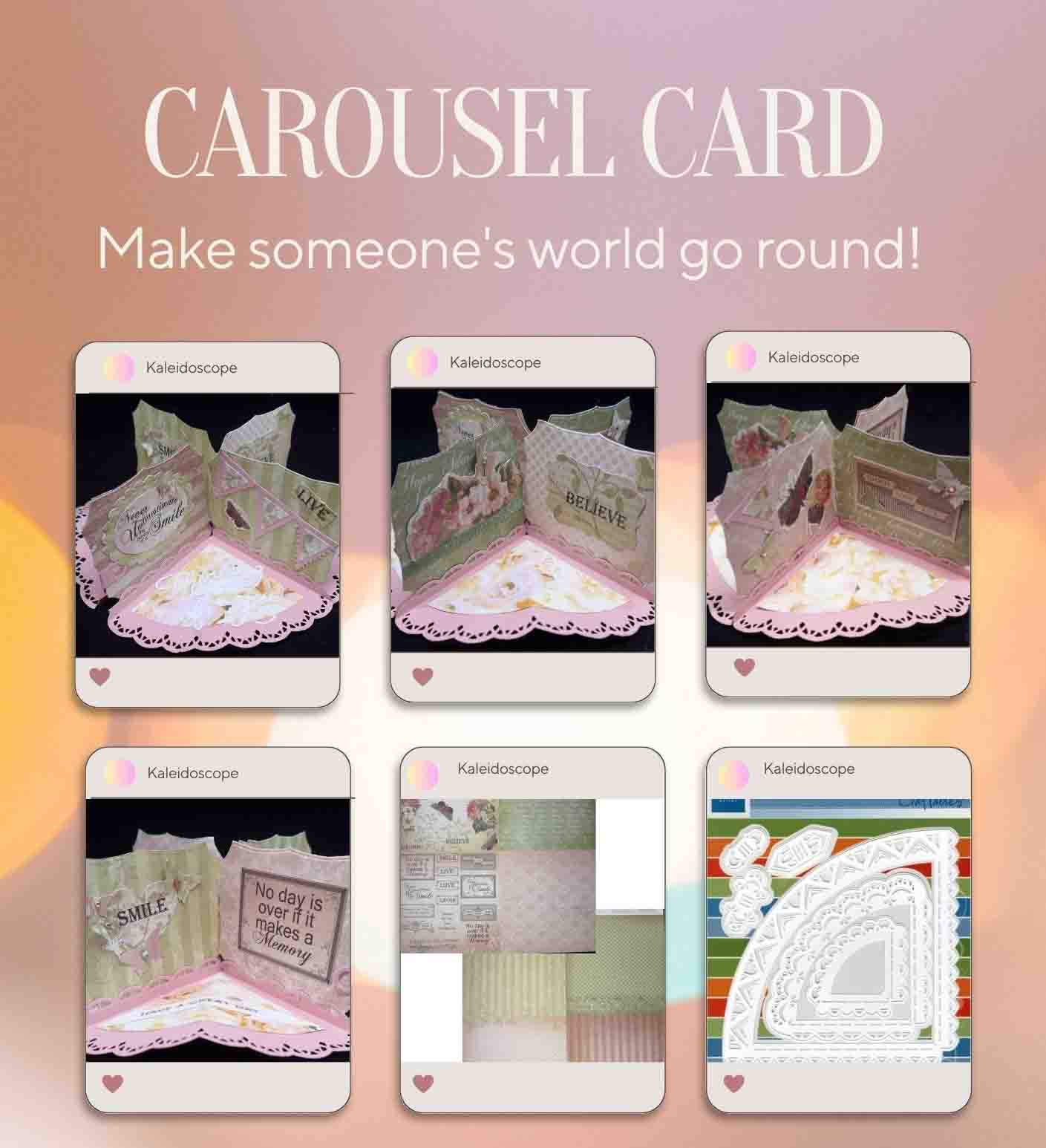June 23 - Carousel Card - make someone's world go round - A Paper ...
