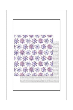 12 x 12 - Christmas - Paper Rose - Enchanting Christmas Snowflakes/Script