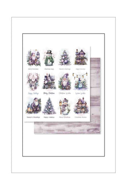 12 x 12 - Christmas - Paper Rose - Enchanting Christmas Pictures