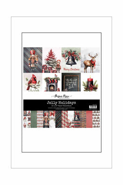 12 x 12 - Patterned - Paper Pad Collection - Jolly Holidays
