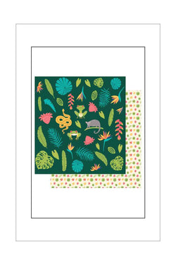 12 x 12 - Patterned - Uniquely Creative - Rainforest Lush