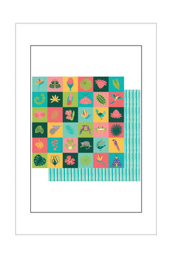 12 x 12 - Patterned - Uniquely Creative - Rainforest Nature