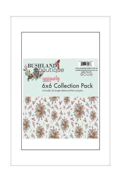 6 x 6 - Patterned - Paper Pad - Uniquely Creative - Bushland Boutique