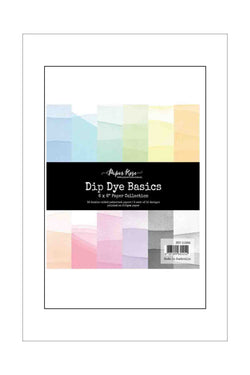 6 x 6 - Patterned - Paper Pad - Paper Rose - Dip Dye Basics