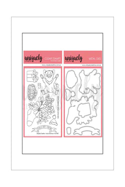 Stamp and Die Set - Uniquely Creative - Aussie Christmas