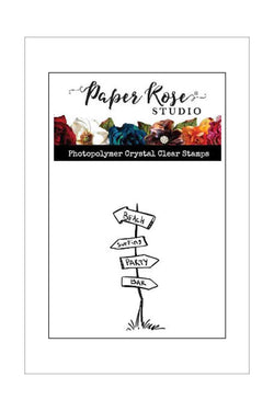 Stamps - Paper Rose - Beach Signs