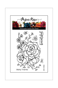 Stamps - Paper Rose - Beautiful Day (Rose)