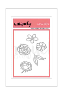 Dies - Uniquely Creative - Boho Flowers Selection