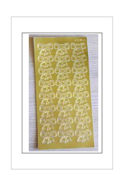 Adhesives - Stickers - Starform - Bows - Gold