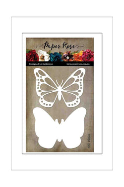 Dies - Paper Rose - Large Layered Butterfly (2pce)