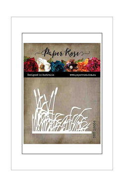Dies - Paper Rose - Cat Tails and Grass