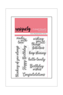 Stamps - Uniquely Creative - Celebration Sentiments