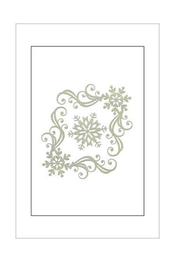 Ephemera - Chipboard - Snowflake Corners