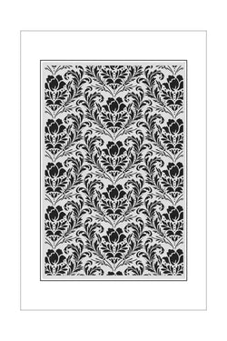 Stamps - Couture Creations - Background - Large Format - Flourished Flowers