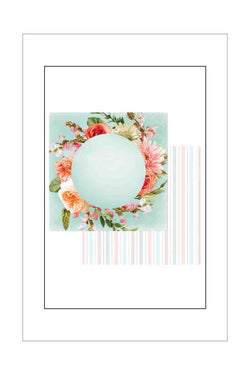 12 x 12 - Patterned - Couture Creations - Elegance Circle