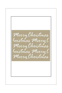 Stencil - Couture Creations - Christmas - Merry Christmas