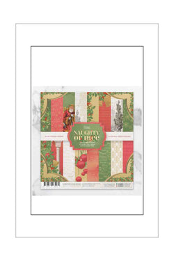 12 x 12 - Patterned - Paper Pad Collection - Naughty or Nice