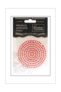 Bling - Pearls - 3mm Round  - Red