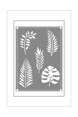 Stencil - Couture Creations - Earthly Delight - Mixed Leaves (2)