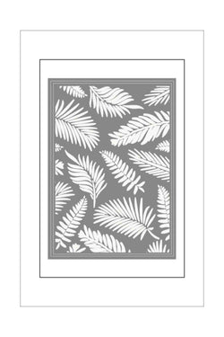 Stencil - Couture Creations - Earthly Delight - Palm Leaves