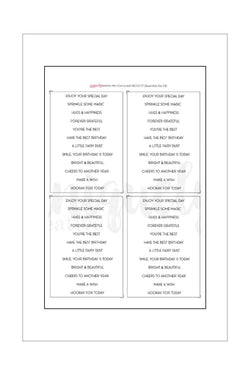 A4 - Cut-a-Part Sentiment Sheets - Uniquely Creative - Serenity