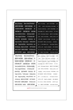 A4 - Cut-a-Part Sentiment Sheets - Uniquely Creative - Essential Christmas (Die #4)