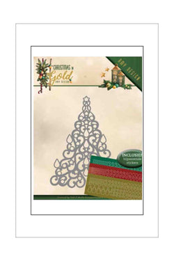 Dies - Find It Trading - Amy Design Christmas Tree with Bonus Stickers
