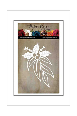 Dies - Paper Rose - Christmas - Gum Leaves & Holly Bouquet (Large)