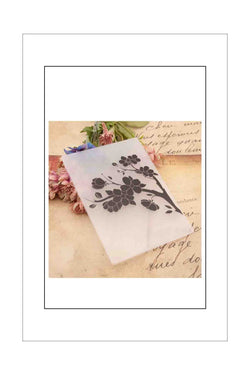 Embossing Folder and Stencils - Poppy Crafts - Cherry Blossom