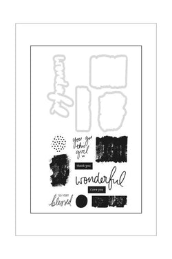 Stamp and Die Set - Kaisercraft - Day Dreamer (Wonderful)