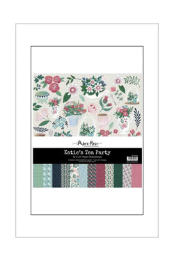 12 x 12 - Patterned Paper Collection - Paper Rose - Kaite's Tea Party