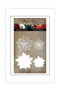 Dies - Paper Rose - Christmas - Layered Poinsettia