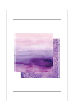 12 x 12 - Patterned - Uniquely Creative - Ultraviolet - Layers of Lilac