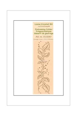 Embossing Folder - Leane Creatief - Ivy (Strip)