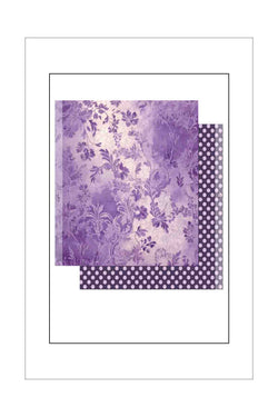 12 x 12 - Patterned - Uniquely Creative - Ultraviolet - Magically Mauve