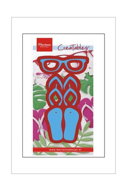 Dies - Marianne Designs Creatables - Thongs (Flip Flops) & Sungalsses