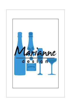 Dies - Marianne Designs Creatables - Champagne Bottle and Glasses
