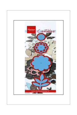 Dies - Marianne Designs Creatables - Flower 4 (with Button)