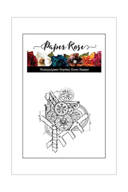 Stamps - Paper Rose - Mechanical