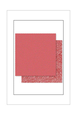 12 x 12 - Christmas - Paper Rose - Merry Little Christmas - Red