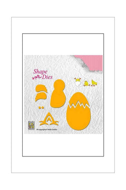 Dies - Nellie's Choice - Shape - Chicken & Egg