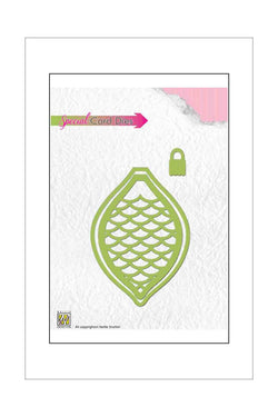 Dies - Nellie's Choice - Nesting Scalloped Bauble with Hanger