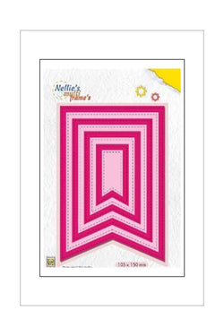 Dies - Nellie's Choice - Nesting - Flags