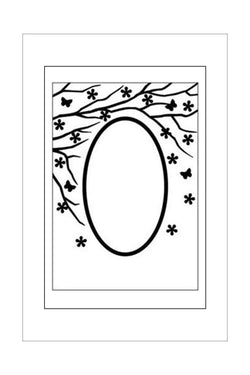 01 Picture to Page - Embossing Folder - Nellie Snellen - Spring in the Air - Oval