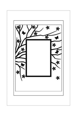 01 Picture to Page - Embossing Folder - Nellie Snellen - Spring in the Air - Rectangle