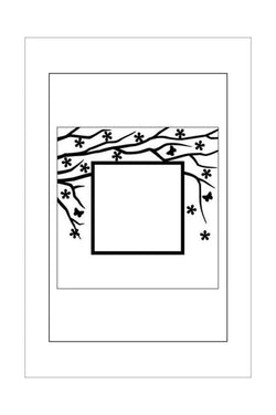01 Picture to Page - Embossing Folder - Nellie Snellen - Spring in the Air - Square