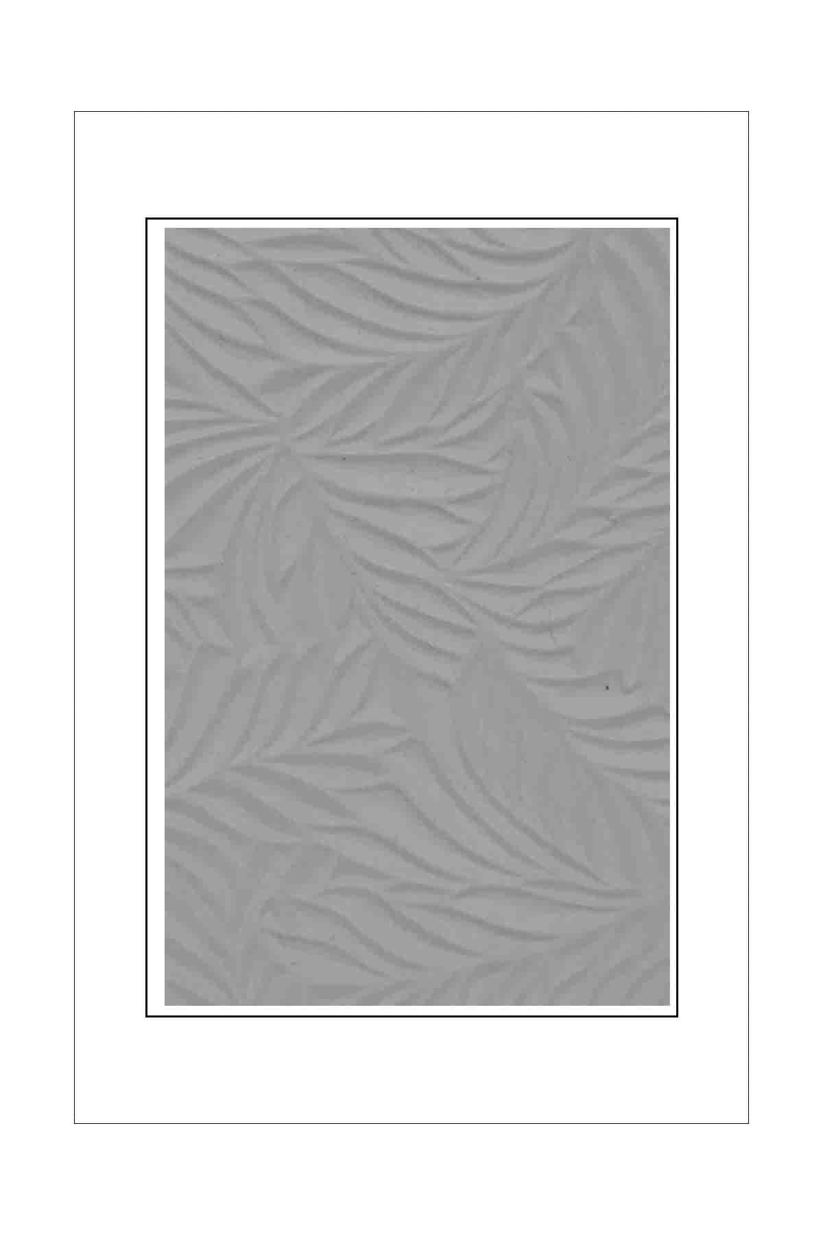 A4 - Textured Paper - Embossed Fern Leaf - White - A Paper Experience