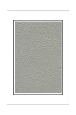 A4 - Textured Paper - Embossed Gardina - White