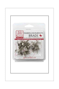 Bling - Brads - Christmas Trees - Silver
