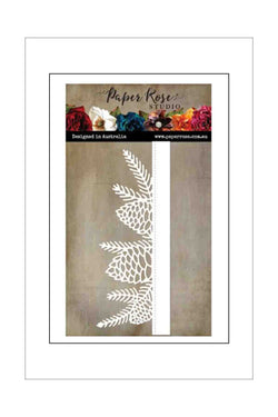 Dies - Paper Rose - Christmas - Pinecone Border